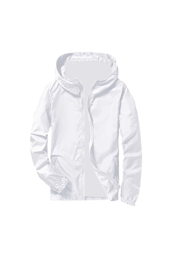Men's Casual Pure Color Plus Size Hoodie Reflective Zipper Outdoor Sport Coat Mens Knit Sweater White XXXL