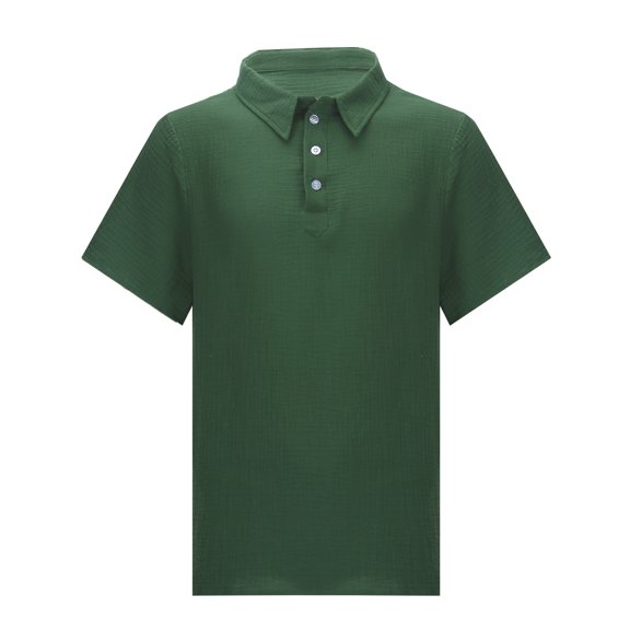 Bcfgryg Men's Casual Shirt Summer Comfortable Relaxed Fit Solid Color Turn Down Collar Breathable Soft Stretchable Fabric For Daily Wear Stretch Comfort Men's Shirts