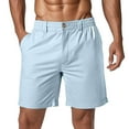 thumbnail image 1 of Bcfgryg Men's Casual Shorts For Everyday Wear With Deep Pockets Trendy And Comfortable Design Men's Cargo Shorts With Pockets Blue S, 1 of 3