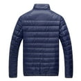 thumbnail image 1 of Bcfgryg Men's Casual Winter Jacket Warm Men Zipper Stand Collar Coat With Pocket Men's Fleece Jacket Blue XXXXL, 1 of 4
