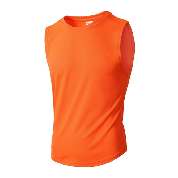 Bcfgryg Men's Fashion Casual Vest Top Sleeveless Breathable Elastic Close Fitting Body Building Vest Men's Sleeveless Jacket Vest