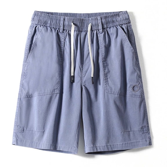 Bcfgryg Men's Fashion Shorts Summer Thin Of The Five Minute Pants Lesser New Casual Versatile Pants Men's Shorts Blue M