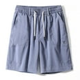 thumbnail image 1 of Bcfgryg Men's Fashion Shorts Summer Thin Of The Five Minute Pants Lesser New Casual Versatile Pants Men's Shorts Blue XXXL, 1 of 5