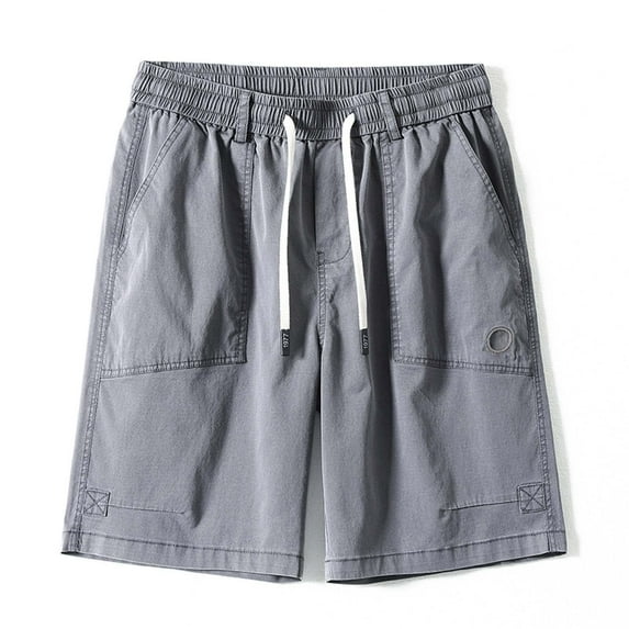 Bcfgryg Men's Fashion Shorts Summer Thin Of The Five Minute Pants Lesser New Casual Versatile Pants Men's Shorts Grey L