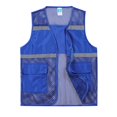 thumbnail image 1 of Bcfgryg Men's Fashion Solid Color Reflective Mesh Vest Lightweight Men's Vest, 1 of 3