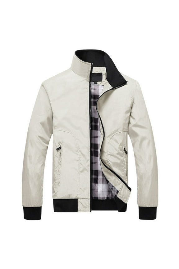 Men's Flight Jacket Lightweight Softshell Coat Sportwear Zipper Windbreaker Casual Denim Jackets For Men