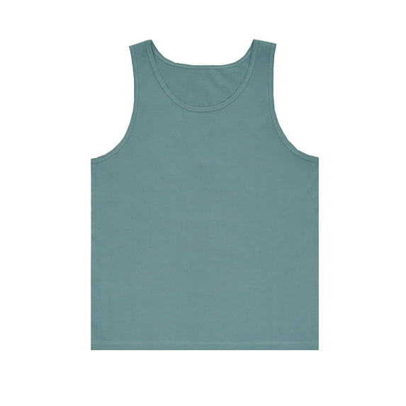 Bcfgryg Men's Heavy Solid Color Comfortable Vest Casual Vacation Loose Men's And Women's Vest Men's Top Men's Work Vest