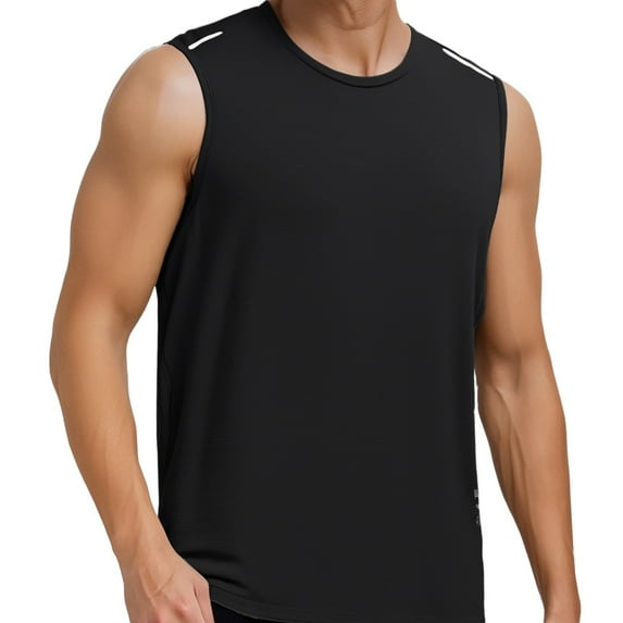 Bcfgryg Men's Ice Silk Loose Fit Tank Top For Summer Lightweight Sleeveless Gym T Shirt For Workout And Lightweight Men's Vest