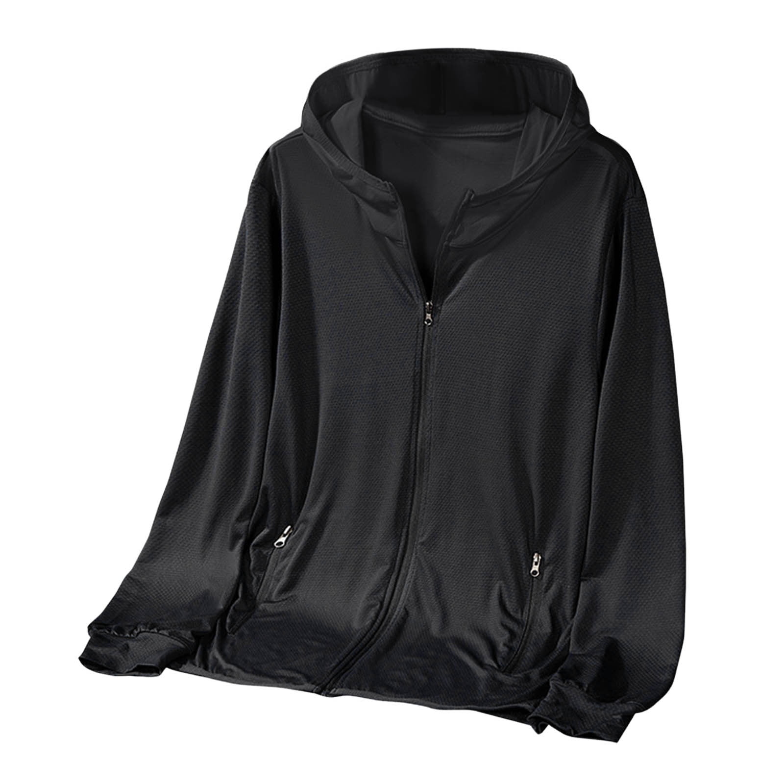 Minimalist Unisex Hooded Jacket Casual Outerwear