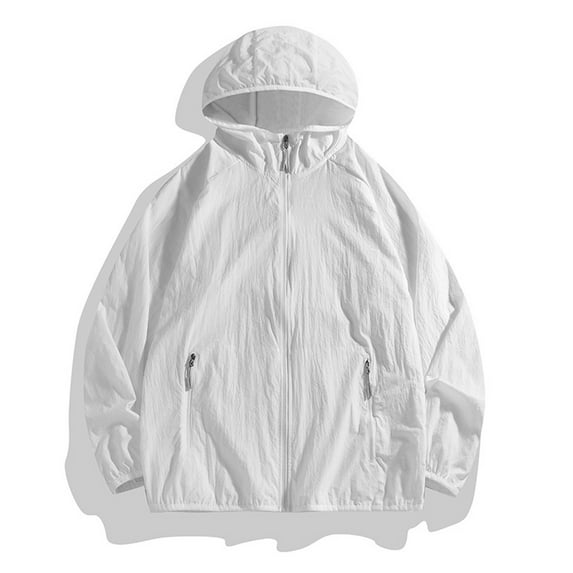 Bcfgryg Men's Lightweight Windbreaker Breathable Ice Silk Sun Jacket For Outdoor Activities Summer Fashion Men's Casual Jackets