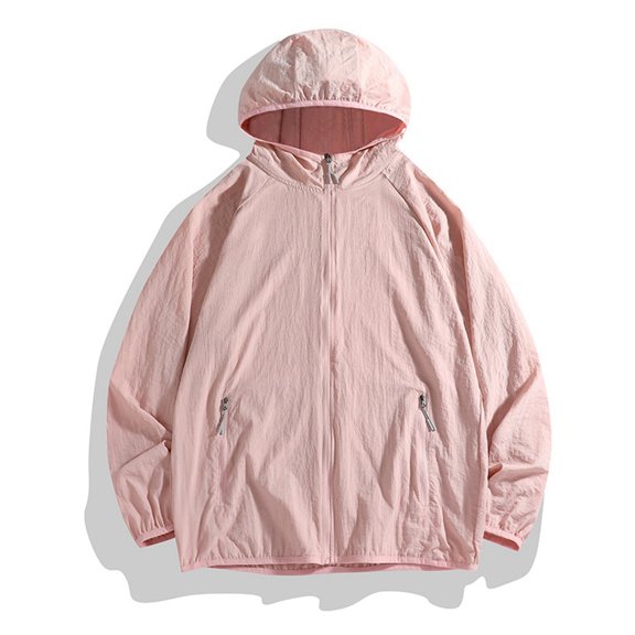 Bcfgryg Men's Lightweight Windbreaker Breathable Ice Silk Sun Jacket For Outdoor Activities Summer Fashion Men's Casual Jackets