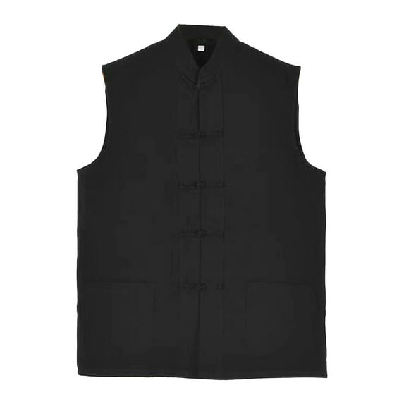 Bcfgryg Men's Linen Vest Casual Lightweight Sleeveless Jacket For Summer Outdoor Work Fashion Men's Work Vest