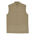 thumbnail image 1 of Bcfgryg Men's Linen Vest Casual Lightweight Sleeveless Jacket For Summer Outdoor Work Fashion Men's Work Vest, 1 of 2