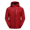 thumbnail image 1 of Bcfgryg Men's Mountain Waterproof Jacket Winter Hooded Raincoat Jackets Red XXXL, 1 of 2