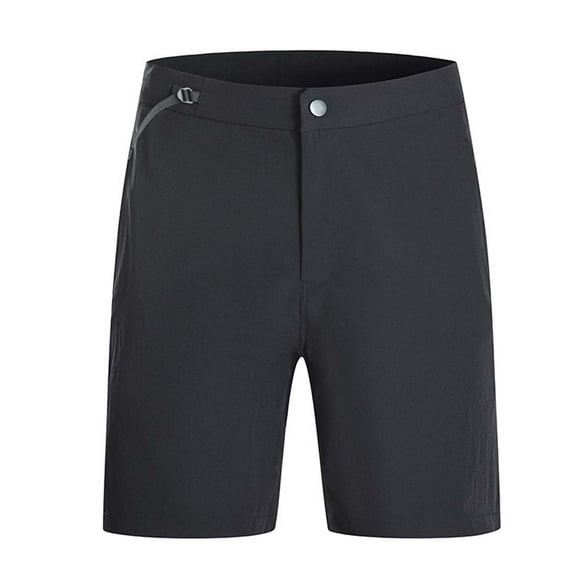 Bcfgryg Men's Outdoor Three Cut Summer Lightweight Cool Sports Leisure Five Minute Pants Men's Linen Shorts For Summer Travel Black M