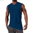 thumbnail image 1 of Bcfgryg Men's Sleeveless Tank Tops Lightweight Athletic Shirts For Active Wear Casual Everyday Use Breathable Fabric Ideal For Fitness Activities And Outdoor Sports Men Sleeveless Vest Blue XL, 1 of 4