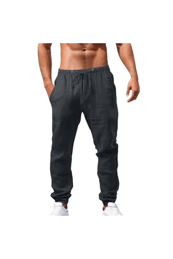 Men's Spring And Summer All Season Hip Hop Breathable Loose Casual Sports Pants Casual Pants For Men