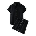thumbnail image 1 of Bcfgryg Men's Summer 2-Piece Beach Short Sleeve Shirts & Shorts Pants Sets Men’s Summer Sets, 1 of 3