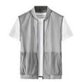thumbnail image 1 of Bcfgryg Men's Summer Casual Lightweight Breathable Mesh Cycling Travel Zip Vest Vest for Men, 1 of 5