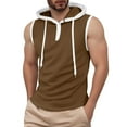 thumbnail image 1 of Bcfgryg Men's Summer Fashion Sleeveless Hooded Top Casual T Shirt Vest for Men, 1 of 5
