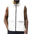 thumbnail image 1 of Bcfgryg Men's Summer Thin Casual Double Vest Men's Work Vest, 1 of 4
