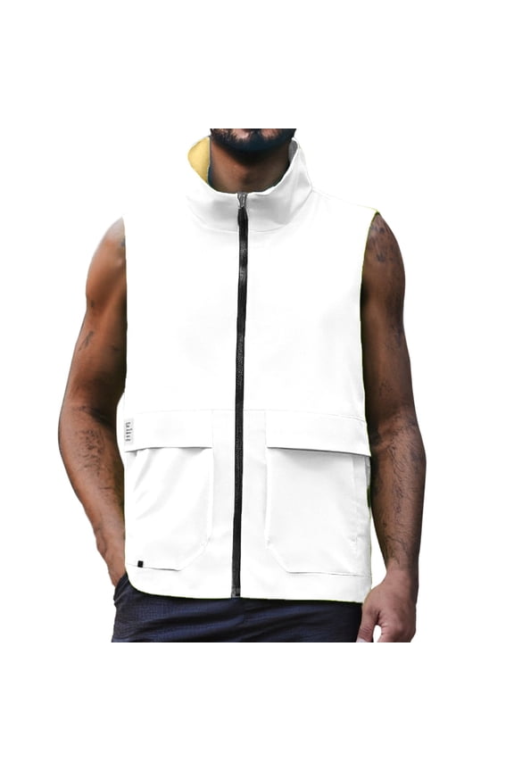 Men's Summer Thin Casual Double Vest Men's Work Vest