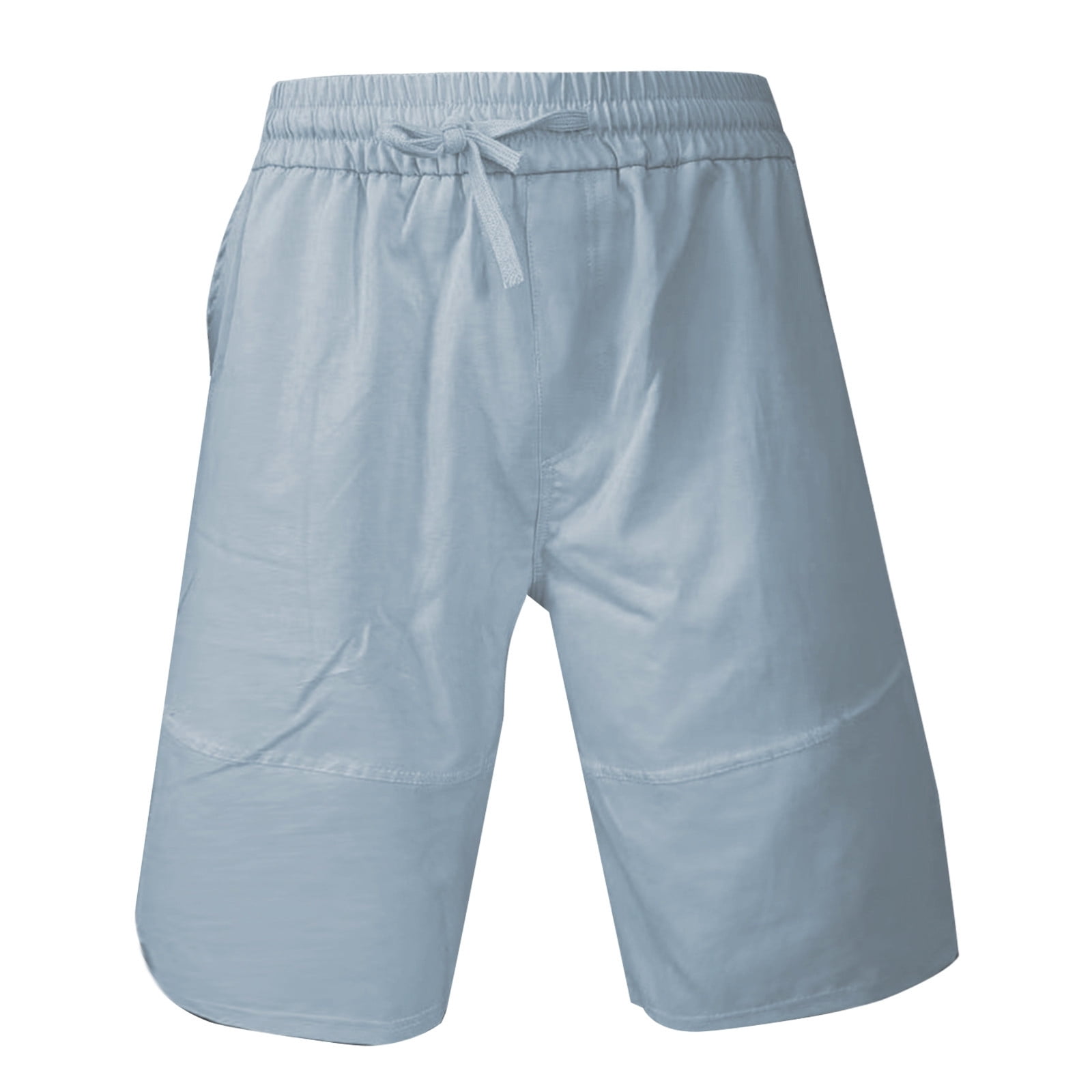 Men's solid color loose casual sports shorts