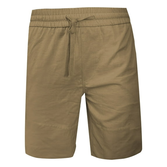 Bcfgryg Men's Summer Trendy Loose Sports Shorts Knee Length Fitness Shorts For Gym And Casual Wear Khaki Shorts Men Khaki XL