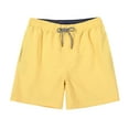 thumbnail image 1 of Bcfgryg Men's Swim Trunks Fast Dry With Mesh Beach Shorts Bathing Suit Swimwear Men's Shorts For Swimming Yellow L, 1 of 3
