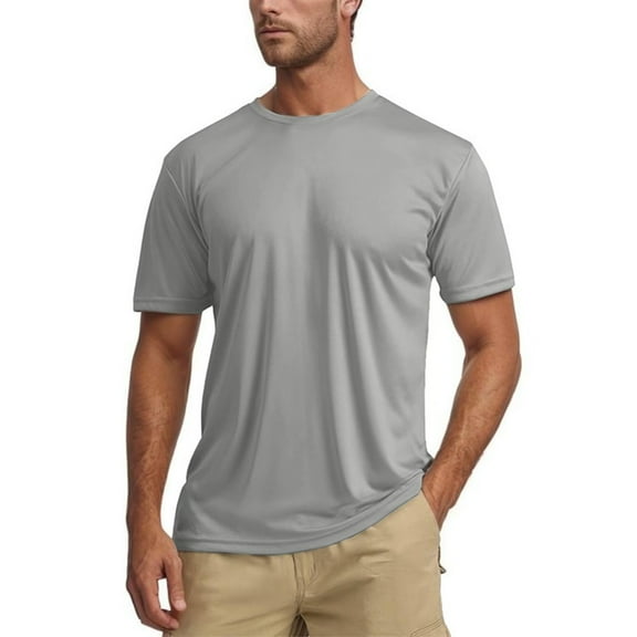 Bcfgryg Men's UPF50  Sun T Shirt Casual Comfortable Breathable Summer Basic Tee For Daily Wear Home Outdoor Activities Oversized T-shirts Men