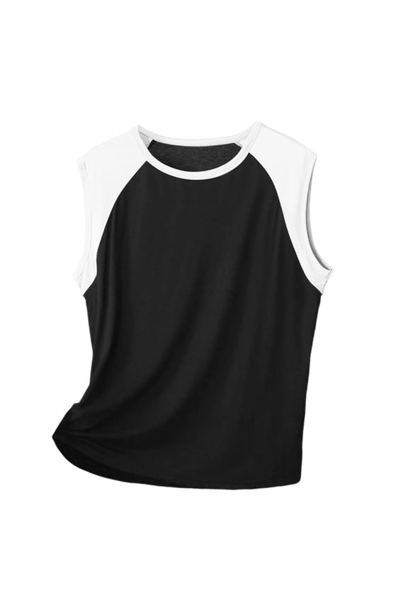 Men's Vest Thin Outside Wear Sports Wide Shoulder Sleeveless Men's Work Vest