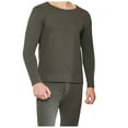 thumbnail image 1 of Bcfgryg Men's Wool Thermal Underwear Set Mens Loungewear Sets 2-Piece, 1 of 3