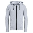 thumbnail image 1 of Bcfgryg Men's Zip Up Hoodie Lightweight Long Sleeve Basic Slim Fit Cotton SweatShirt with Pocket Gray L, 1 of 1