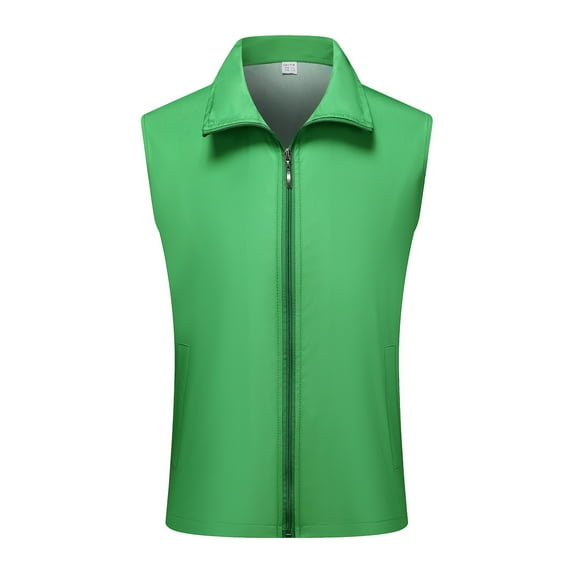 Bcfgryg Mens Sleeveless Vest Top Casual T Shirt Solid Color Hooded Hoodie Lace Up Straight Pockets Lightweight Men's Jacket For Hiking Green XXXL