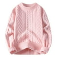 thumbnail image 1 of Bcfgryg Multicolor Dough Sweater Couple New Knit Slouchy Retro Loose Sweater Coat Mens Cardigans Pink L, 1 of 3