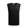 thumbnail image 1 of Bcfgryg New Solid Color Mens Loose Vest V Neck Mens Vest Simple Casual Style Lightweight Men's Vest, 1 of 5