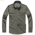 thumbnail image 1 of Bcfgryg Outdoor Shirt Long Sleeve Performance Wicking Camping Hiking Shirt Lightweight Breathable Sun UPF Shirt For Active Travel Big and Tall Shirts Green L, 1 of 3