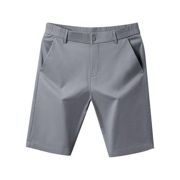 Bcfgryg Pure Cotton Casual Shorts For Men'S Summer Quarter Pants Thin Slim Fit And Can Be Tied With Leather Straps Men'S Quarter Pants Men's Shorts For Swimming Grey 29