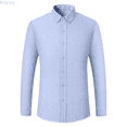 thumbnail image 1 of Bcfgryg Shirt Long Sleeve Business Casual Slim Fit Solid Color Classic Woven Dress Shirt For Formal Wear And Smart Everyday Attire Comfortable Stylish Men Shirts Casual Blue 46, 1 of 5