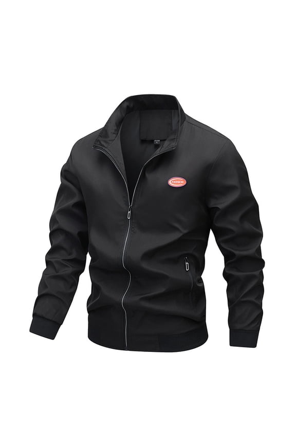 Spring And Autumn Men's Youth Jacket Windproof Thin Coat Checkered Baseball Casual Hooded Jackets For Men