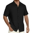 thumbnail image 1 of Bcfgryg Summer Man's Refreshing Casual Fashion Short Sleeve Shirt Men's Slim Fit Dress Shirts, 1 of 4