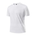 thumbnail image 1 of Bcfgryg Summer Men's Breathable Loose Large Size Ice Silk Sports Short Sleeve T Shirt T-shirts for Men, 1 of 5