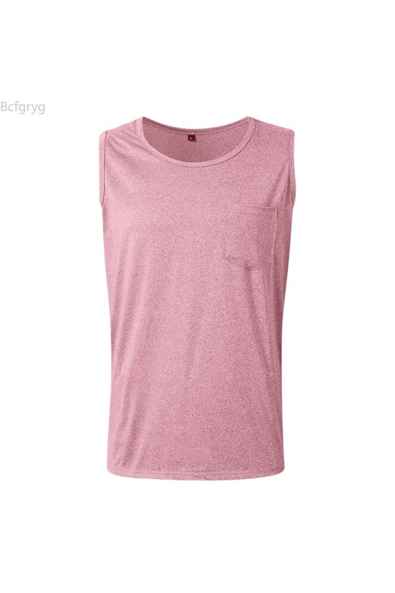 Unisex Postoperative Shirt Rotating Cuffs Chest Full Snap Button Dialysis Chemotherapy Clothing Vest For Men Pink L