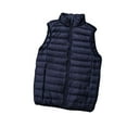 thumbnail image 1 of Bcfgryg Winter New Lightweight Down Vest Men's Vest Warm And Thick For Sports Mens Coats Blue XL, 1 of 3