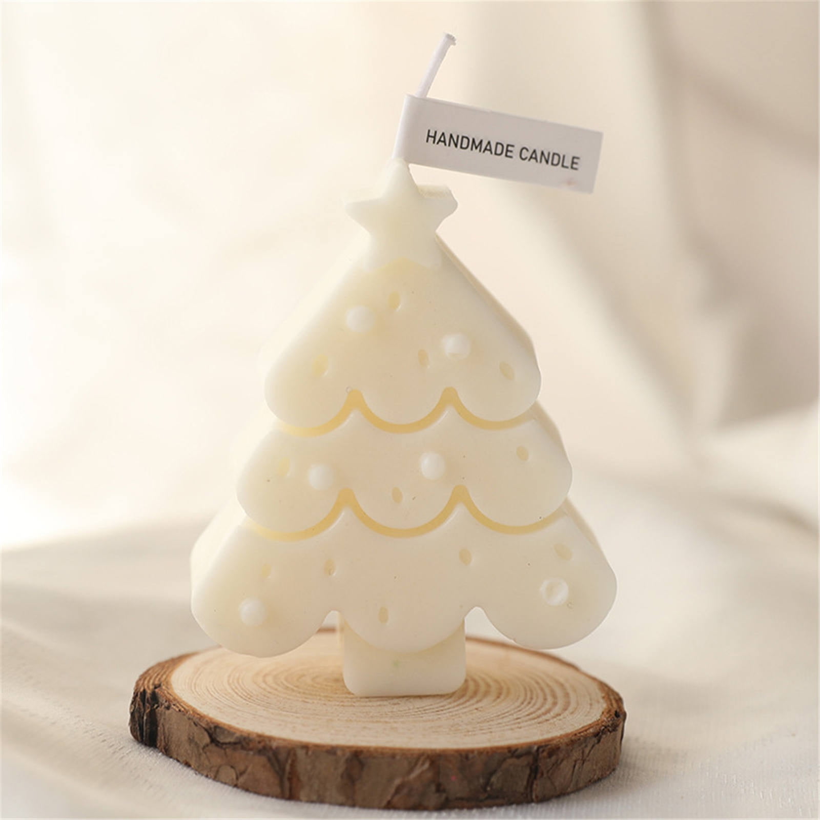 Bcfsvew Candles Hot Sale Christmas Tree Candles Decorative Candles