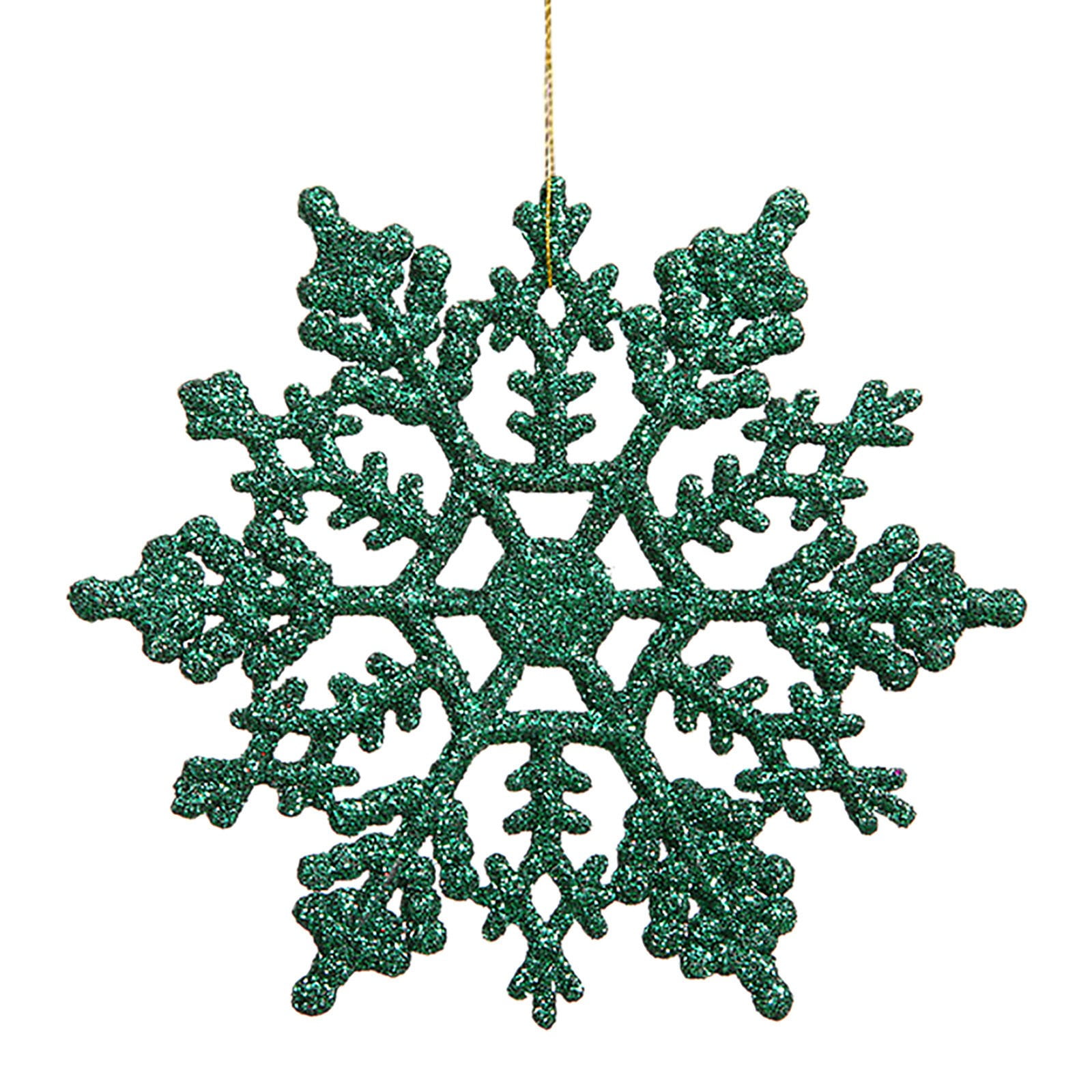 Bcfsvew Christmas Decorations Snowflakes Plastic Snowflakes Holiday