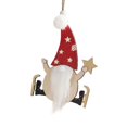 Bcfsvew Christmas Tree Hanging Ornaments Decorations Wooden Hanging