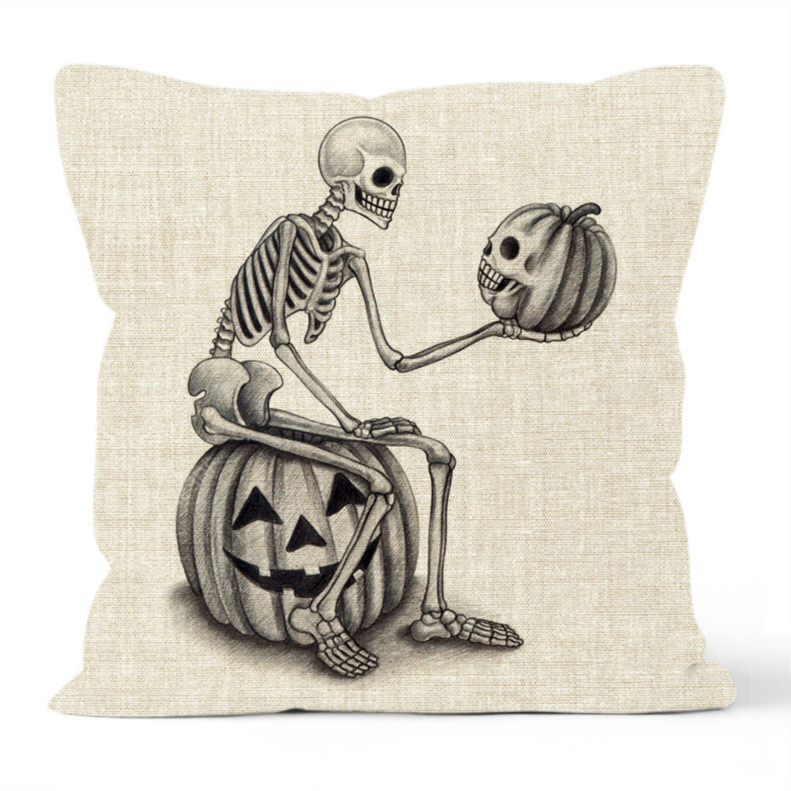 Bcfsvew Halloween Pillow Farmhouse Pillow Outdoor Decorations Halloween