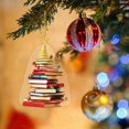 Bcfsvew Hangs Hot Sale Book Christmas Tree Ornament Creative Christmas