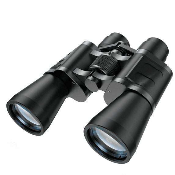 Scootworks 12x50 Binoculars for Adults,HD Binoculars with Low Light Night Vision, Clear FMC BAK4 Prism Lens, Binoculars for Hunting Birds Watching Traveling Stargazing Outdoor Sport, Black